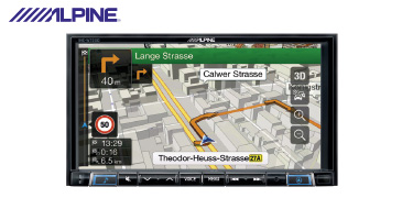 ALPINE INE-W720D: 1-DIN Navi