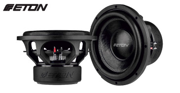 ETON MW 6.5, MW 8, MW 10, MW 12: Ultra satte, wuchtig und dynamisch klingende Langhub Woofer fürs Auto, Bass Lautsprecher mit Ferritmagnet und 2 x 2 Ohm Doppelschwingspule