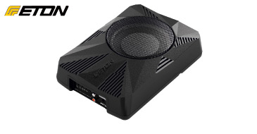 ETON USB 6AR – sehr kompakter Untersitz Aktiv Subwoofer für PKWs und Reisemobile, leistungsstarke aktive Bassbox mit Verstärker