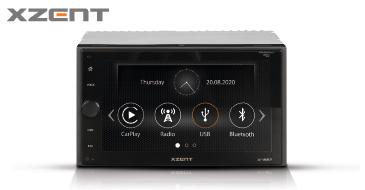 XZENT X-227: 2-Din Autoradio / Multimediasystem mit DAB+ und Apple CarPlay